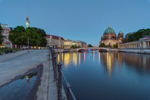 The Berlin Cathedral and the TV Tower