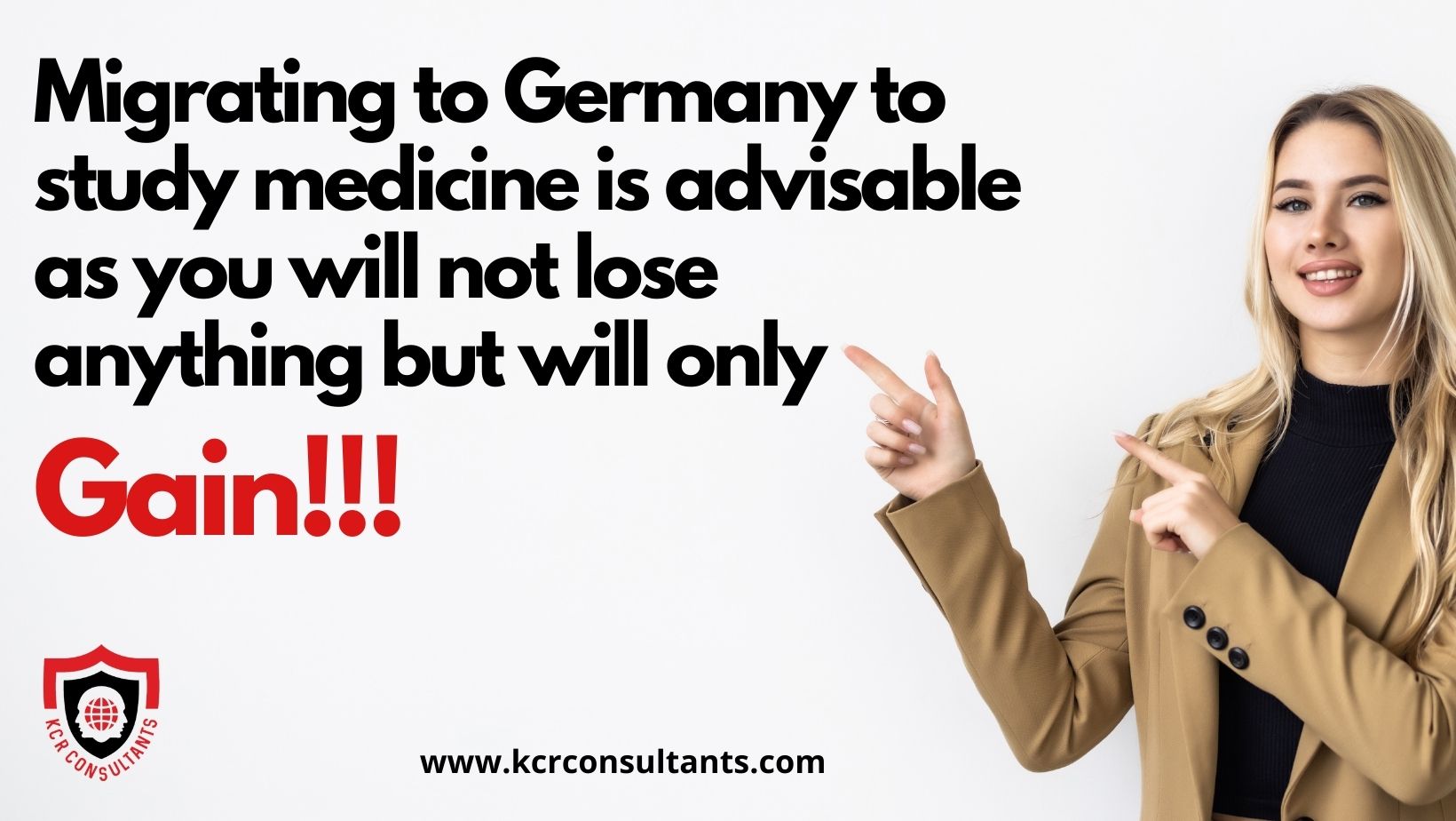 Migrating to study medicine in Germany is advisable as you will not lose anything but will only gain.