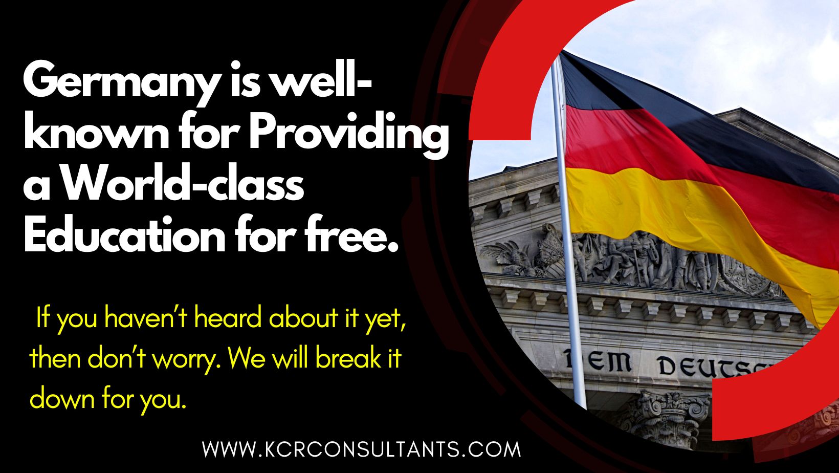 Germany is well-known for Providing a World-class Education for free.-kcr consultants