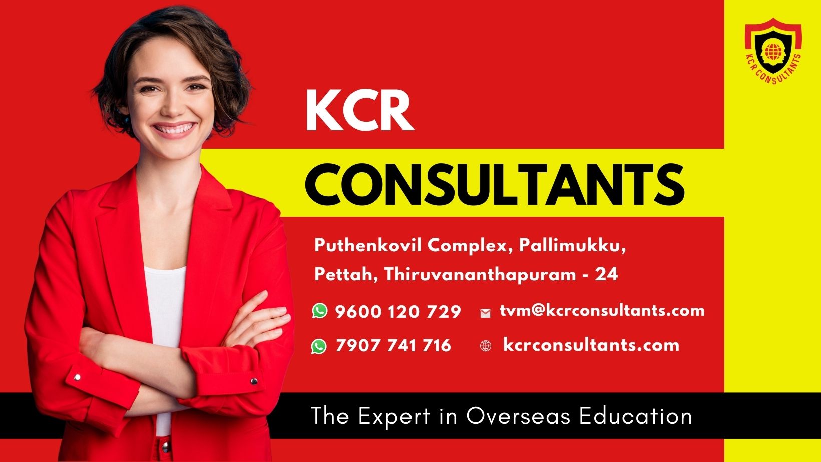 KCR CONSULTANTS TRIVANDRUM KERALA - OVERSEAS EDUCATION CONSULTANT