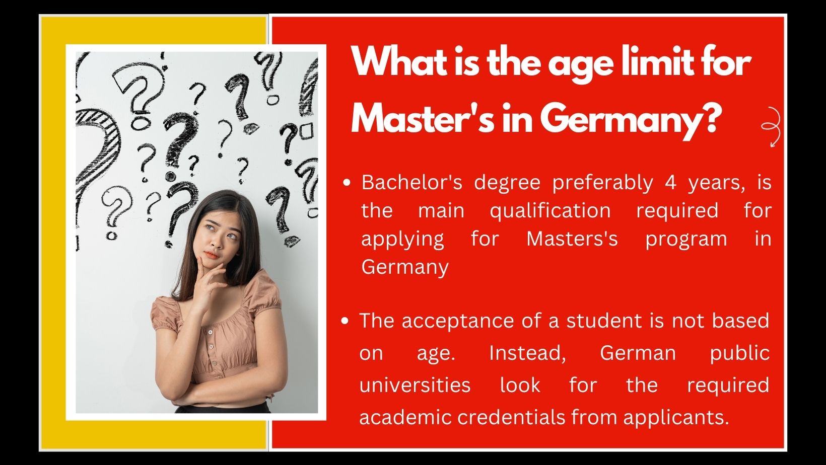 What is the age limit for Master's in Germany