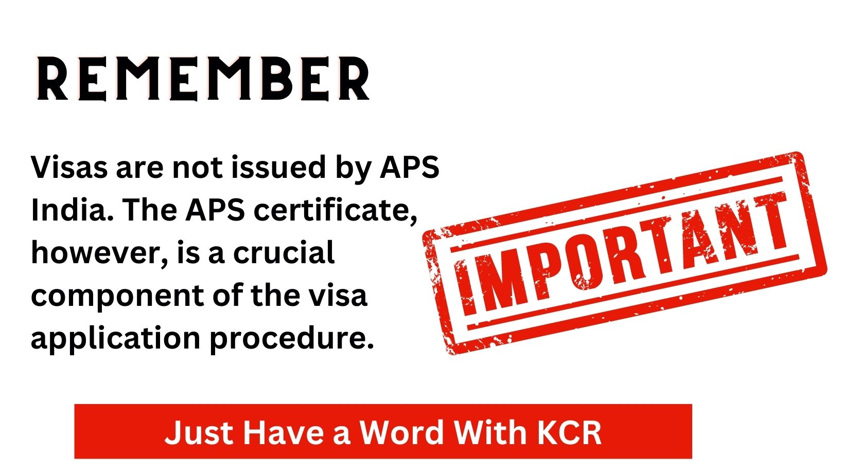 APS Certificate Requirements And Fees Structure