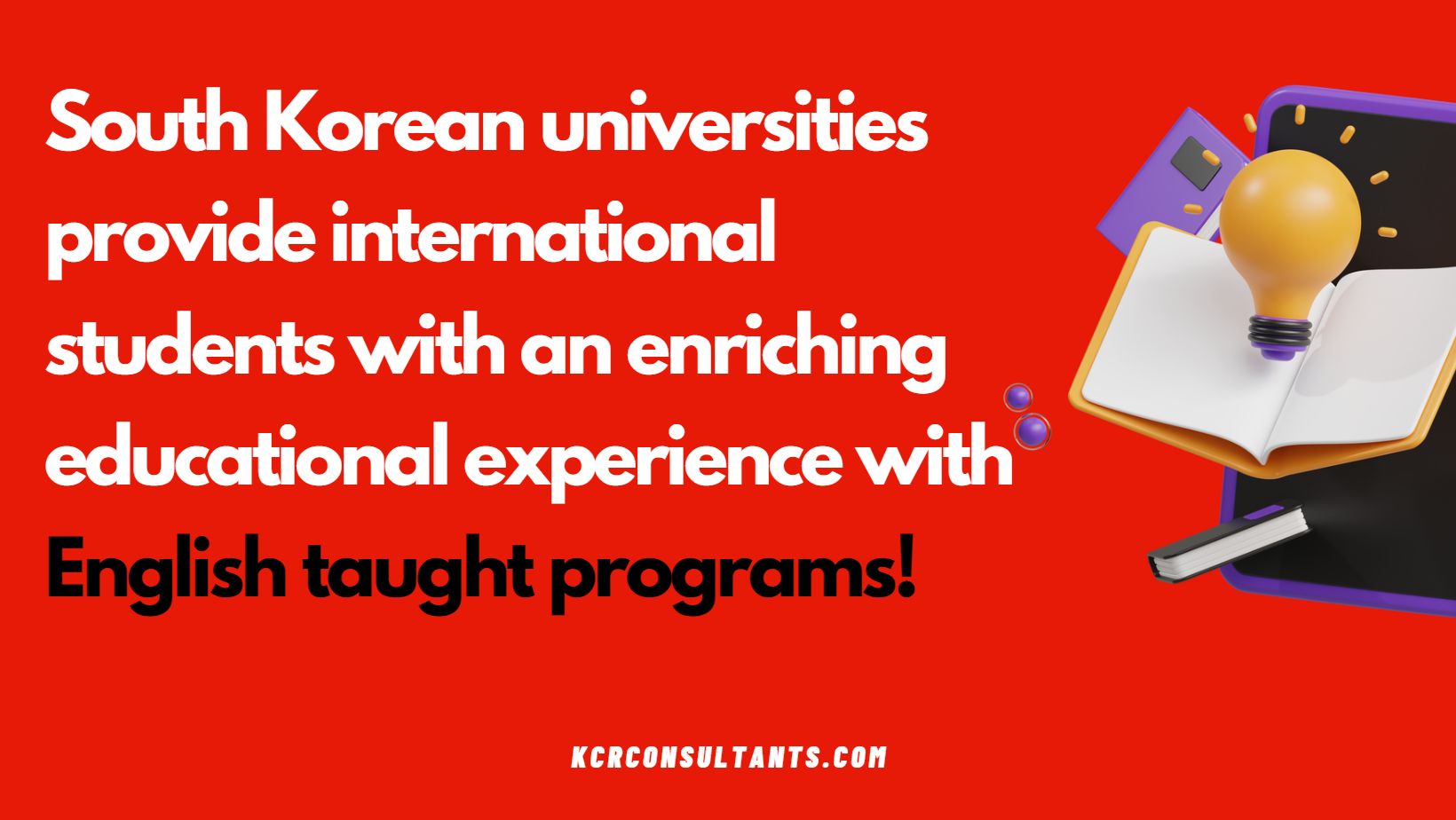 Study in South Korea with English Taught Programs