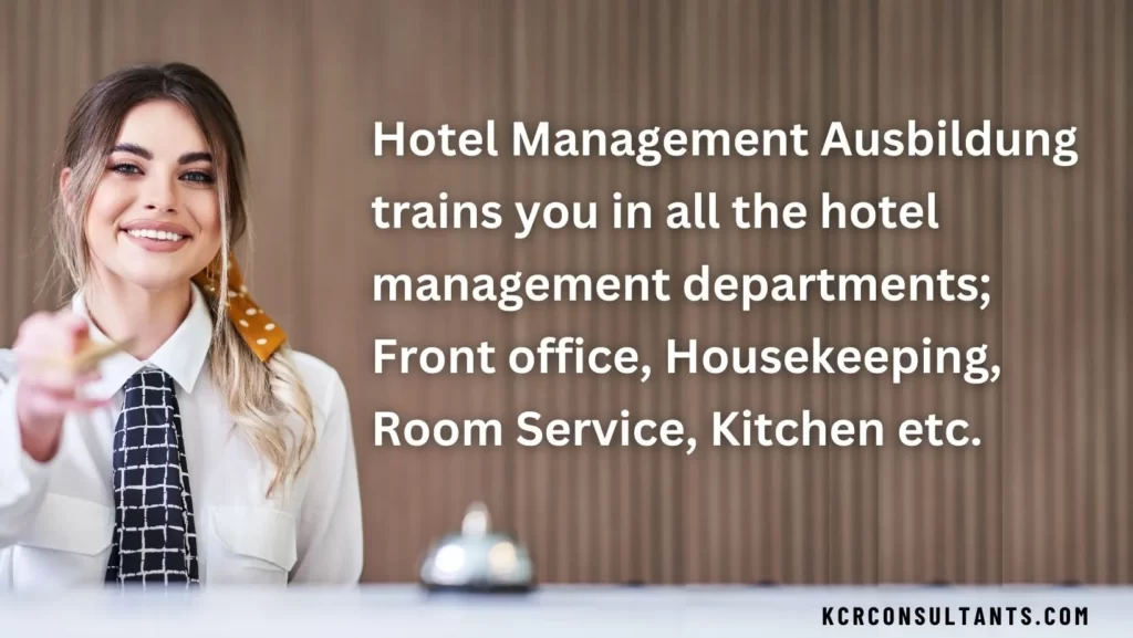 Ausbildung Hotel Management Course modules