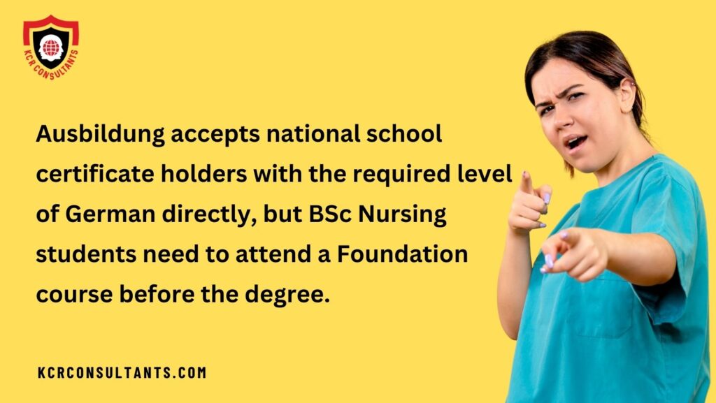 Ausbildung Nursing program in Germany apply