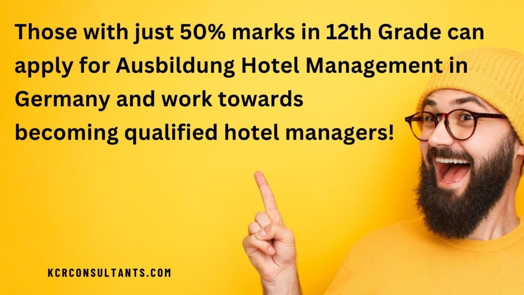 Hotel Management Course and ausbildung requirements