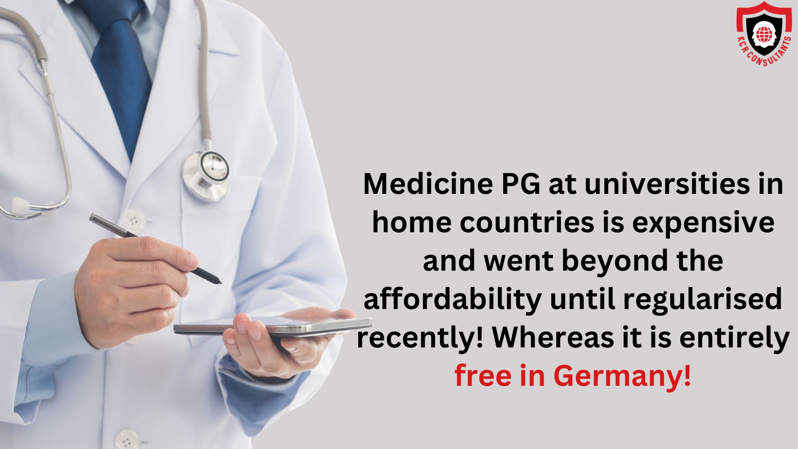 Study PG Medicine in Germany for free