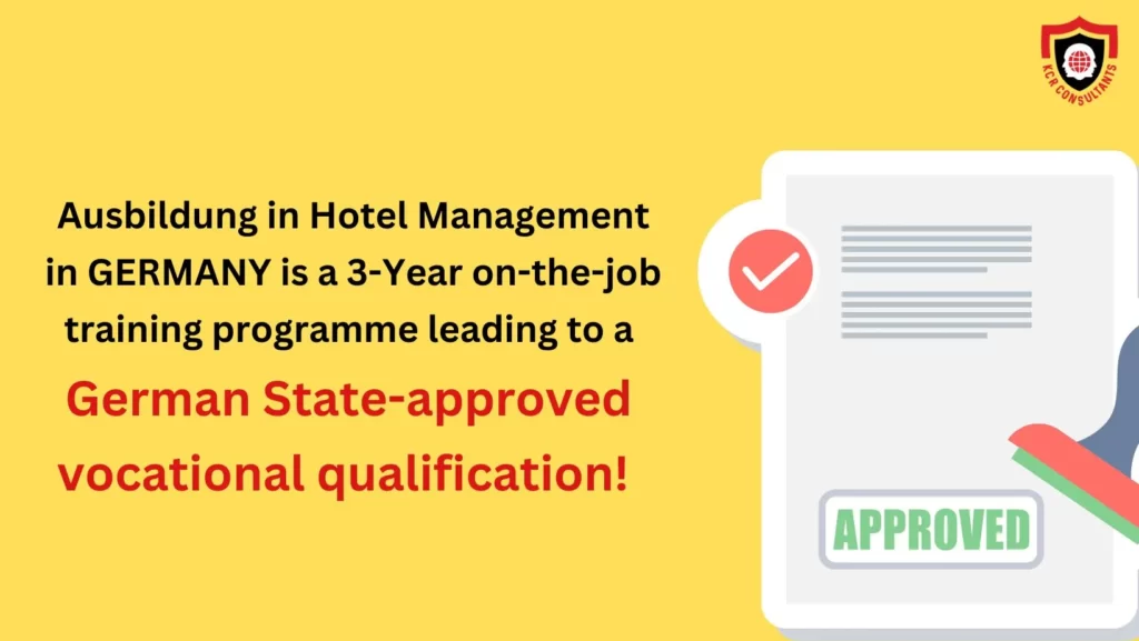 Vocational Hotel managment prgram approved by state government in Germany