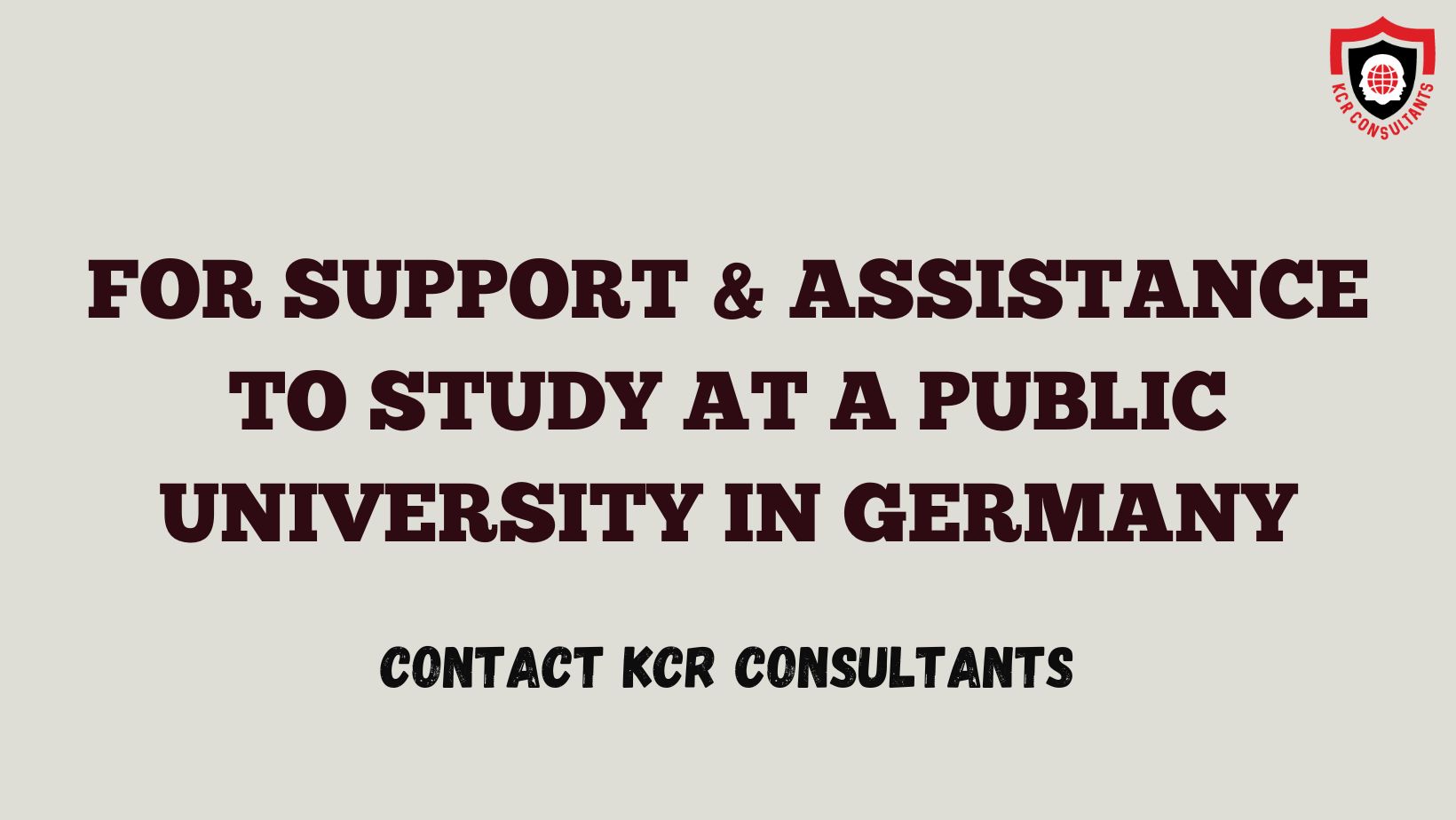 Contact Us - KCR Consultants