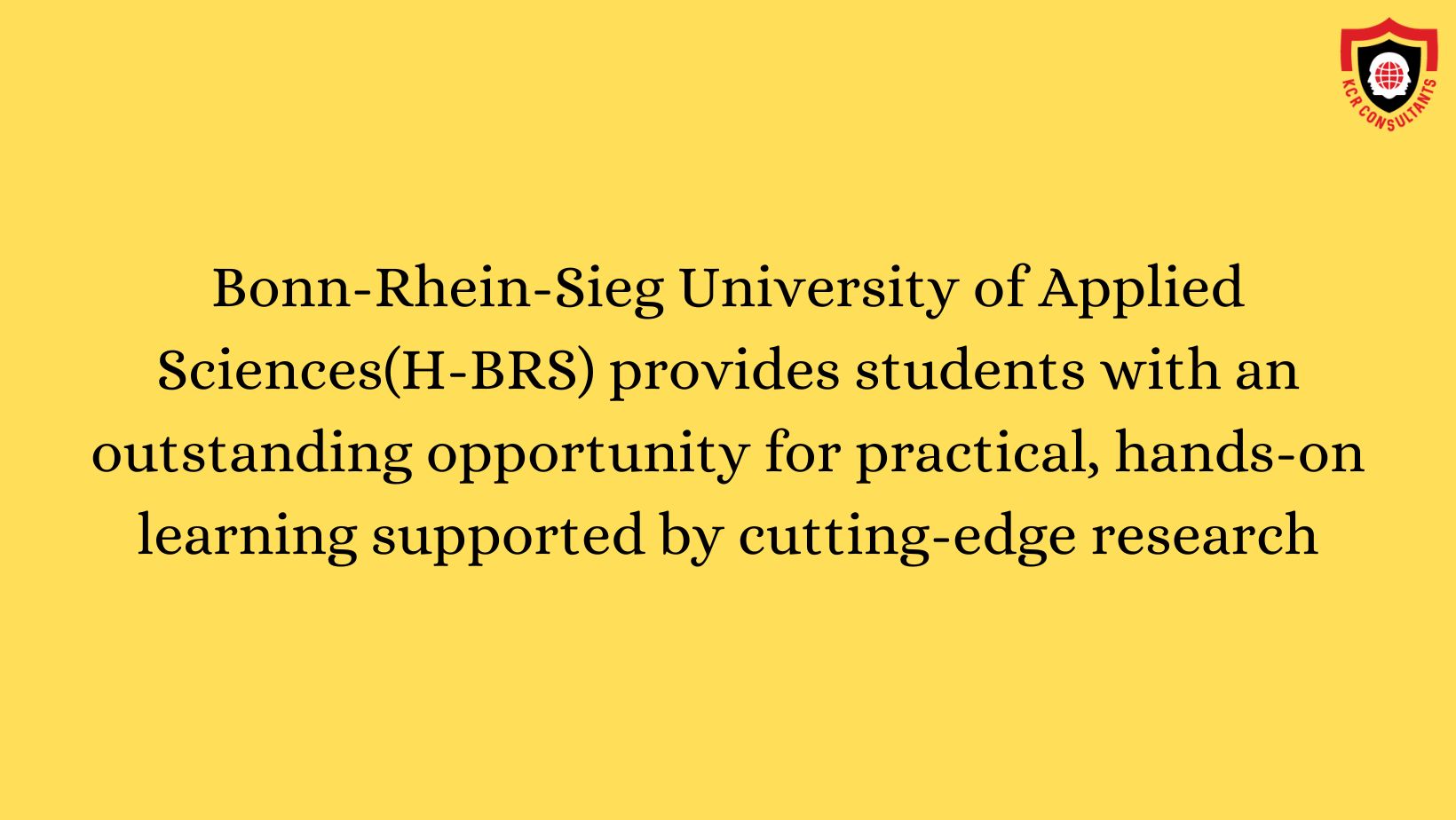 Bonn-Rhein-Sieg University of Applied Sciences(H-BRS) - KCR CONSULTANTS - Introduction