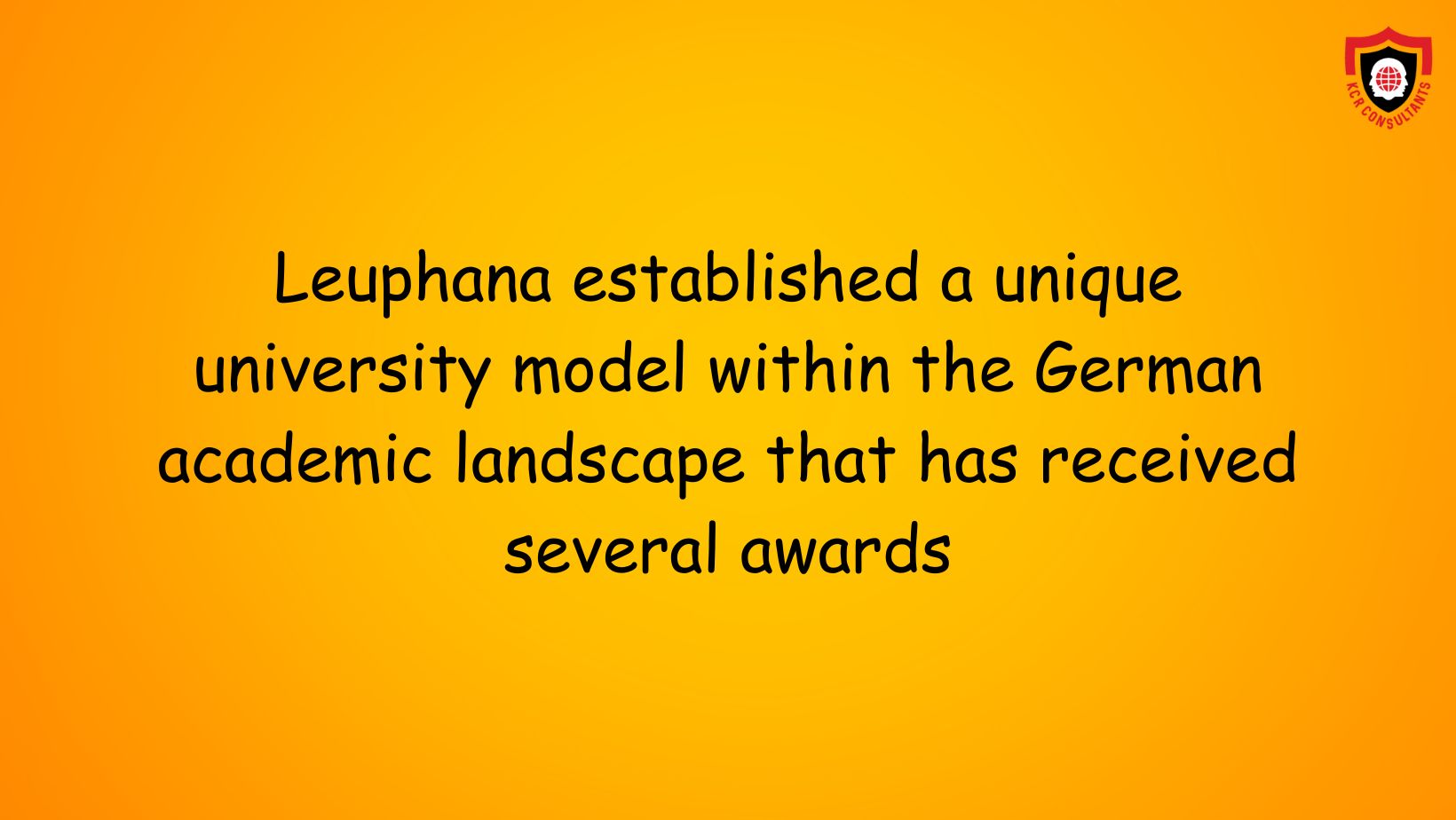 Leuphana University - German academic - KCR CONSULTANTS