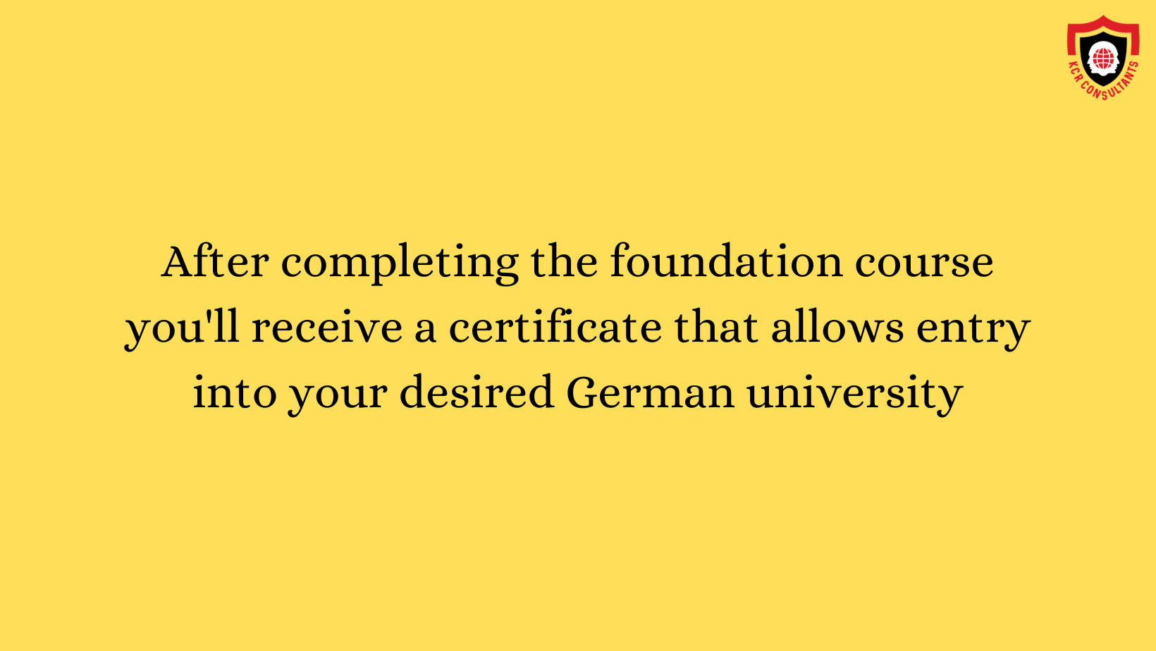 Pursue Your Engineering Degree in Germany - KCR CONSULTANTS - foundation course