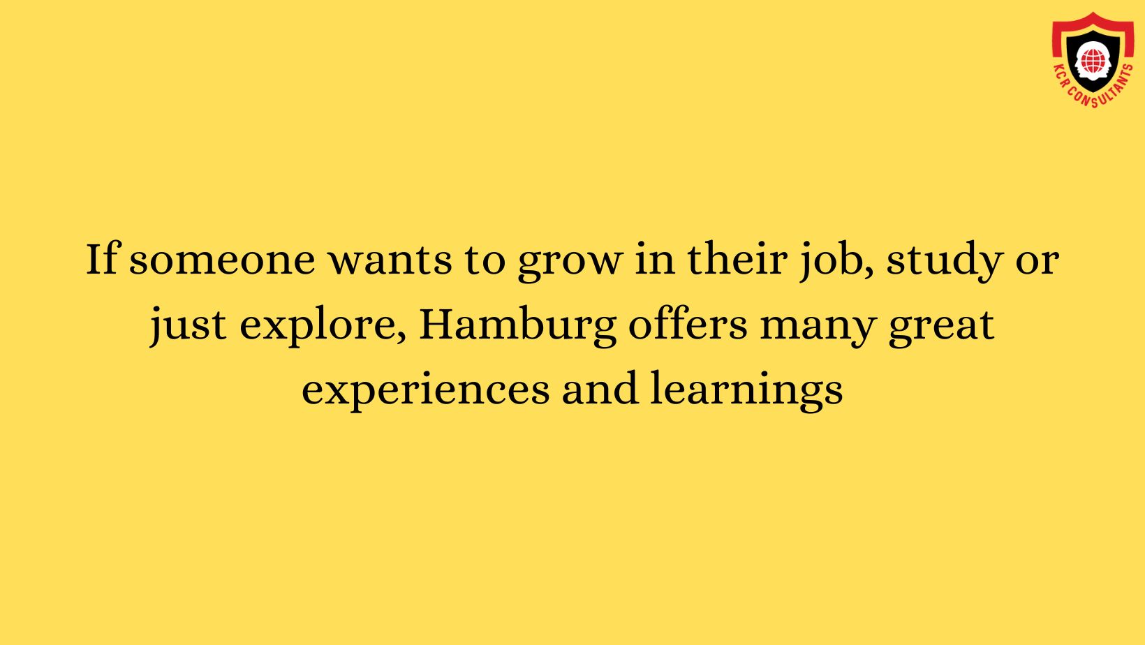 Hamburg - KCR CONSULTANTS - learning experiences
