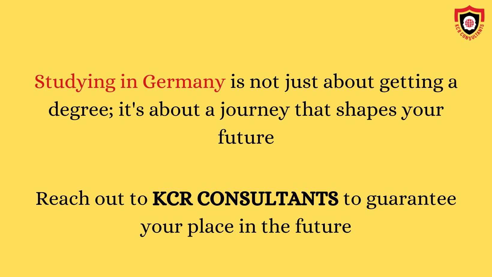 Learning in Germany - KCR CONSULTANTS - Contact us