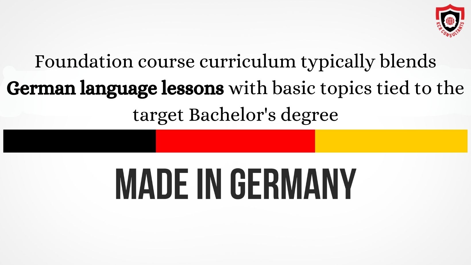 STUDY IN GERMANY - KCR CONSULTANTS - German language lessons