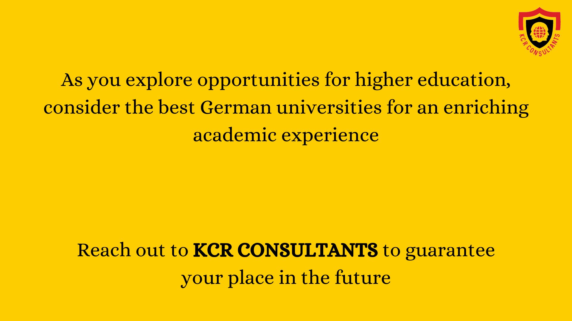 Best German Universities - KCR CONSULTANTS - Contactus