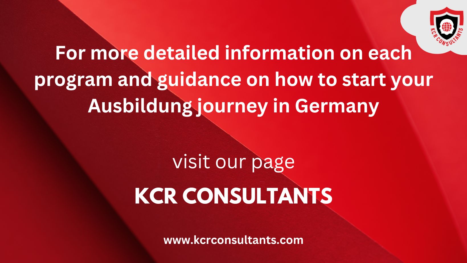 The best Ausbildung Programs in Germany - KCR CONSULTANTS - Contact us