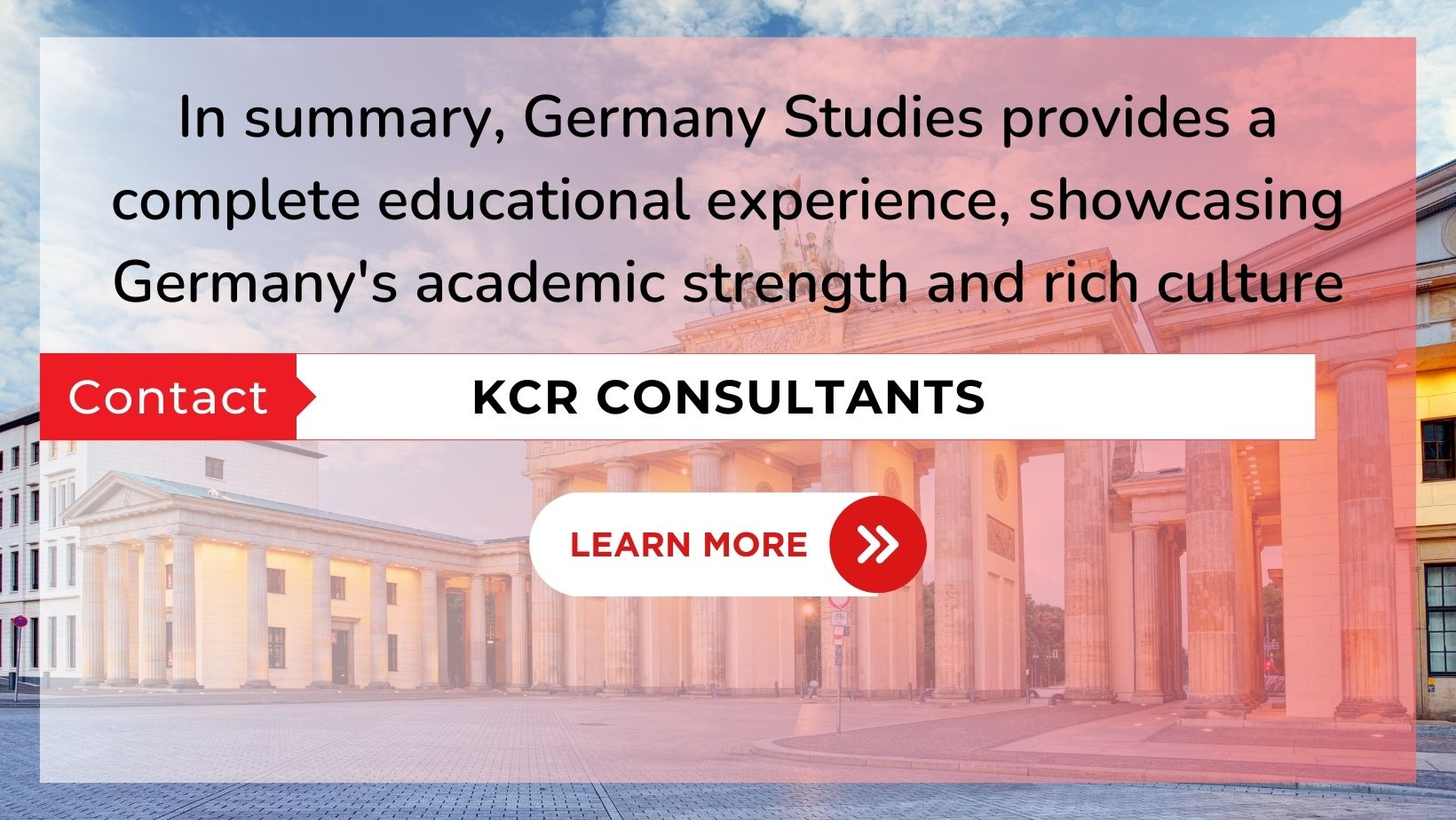 GERMANY STUDIES - KCR CONSULTANTS - Contact us
