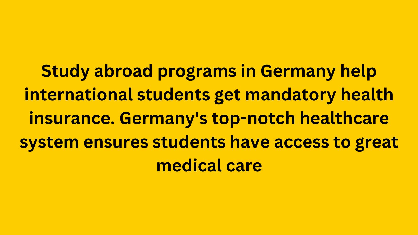 GERMANY STUDY ABROAD - KCR CONSULTANTS - Healthcare
