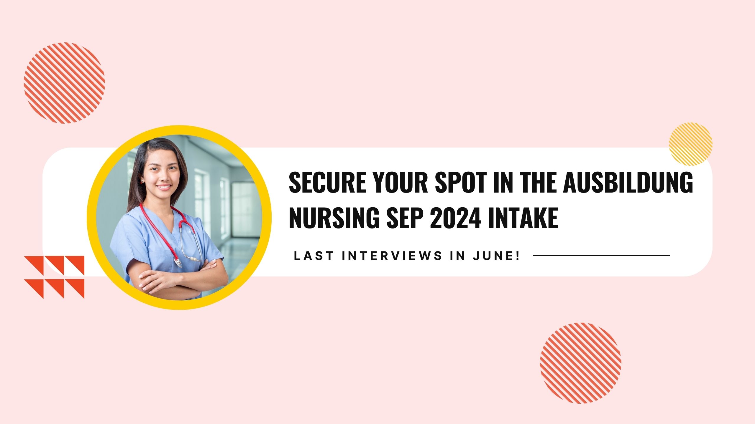 Ausbildung Nursing Sep 2024 intake Inner Banner1
