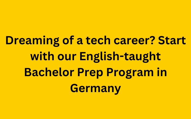 English taught Bachelors in Germany Banner3